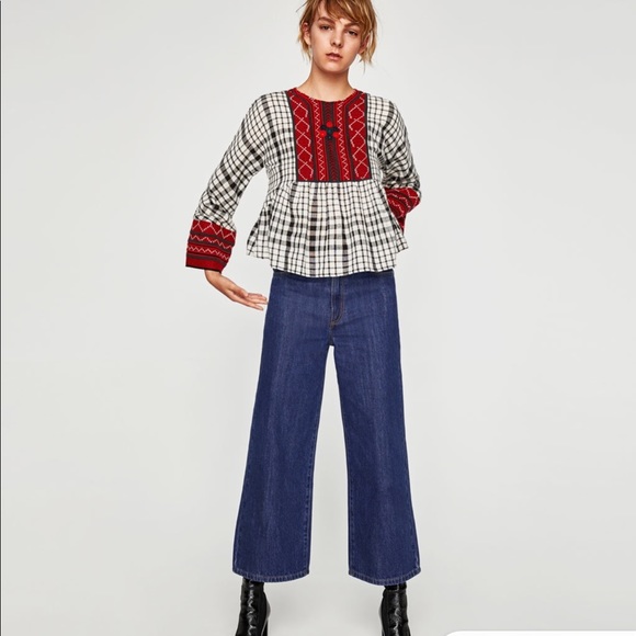 ZARA- CHECKED TOP 😍😍😍brand new - Picture 2 of 7